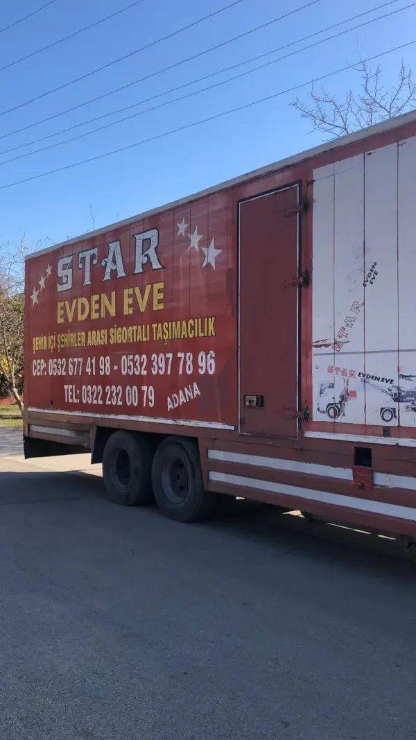 Star Nakliyat taşıma aracı